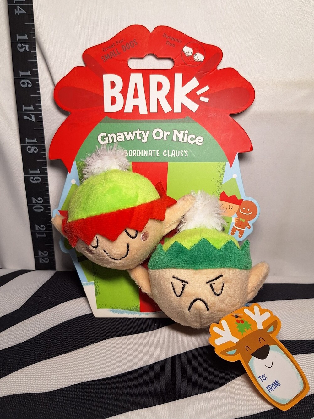 NWT Bark Subordinate Claus"s Dog Toy S